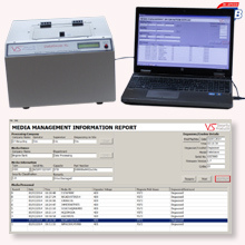 VSSP Erasure Log Software - vssp datagauss harddisk tape degausser data wissen harde schijven